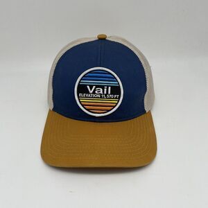 Good Land Supply Co Vail Colorado Elevation Trucker Hat OS‎ Snapback Adjustable